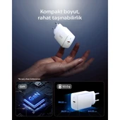 Spigen 20W USB-C Mini Hızlı Şarj Aleti Samsung PPS / Şarj Isısını Düşürür GaN Destekli Akım Korumalı Güç Adaptörü - 4