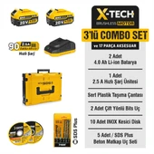 SGS PROFESYONEL COMBO SET 3 PARÇA (Darbeli Matkap/Kırıcı-Delici Matkap/Avuç Taslama Makinesi) - 4