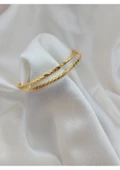 22 AYAR GOLD RENK BAŞAK AJDA MODEL BİLEZİK İNCE KUYUM TAKI ( ADET FİYATIDIR ) - 2