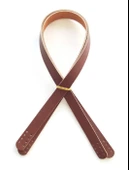 Çanta Aksesuar Kızıl Kahve Renk Gerçek Deri 70X2 Cm Çift Sap - 1