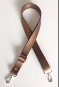 Çanta Aksesuar Tek Kat Suni Deri Ayarlı Çanta Sapı 120X2.4 Cm Bakır Renk - 1
