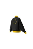 adidas Erkek Siyah  Ceket SMILEY TRACKTOP JD2736 - 11