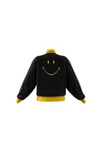 adidas Erkek Siyah  Ceket SMILEY TRACKTOP JD2736 - 12