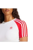 adidas Kadın  Beyaz  T-Shirt 3S SLIM TEE JD0835 - 5