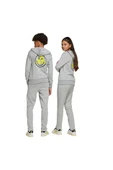 adidas Unisex Çocuk Gri  Eşofman Altı J SMI PANT JD3287 thumbnail 6