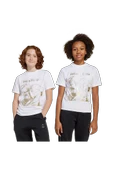 adidas Çocuk Beyaz  T-Shirt J SW MNDO GFX T JF3637 - 9