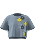 adidas Çocuk  Mavi  T-Shirt G SMI TEE JJ3079 - 7