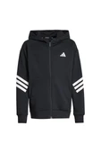 adidas Unisex Çocuk  Siyah  Ceket J FI 3S FZ HD JJ4801 thumbnail 9
