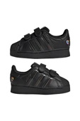 adidas Bebek Siyah  Sneaker SUPERSTAR LED LIGHTS CF I JI0512 - 12