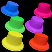 Nessiworld Neon Partisi Pembe Renk Plastik Fötr Şapka - 4