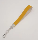 Çanta Aksesuar Hardal Tek Kat Suni Deri Zincirli Elcik Gümüş Metal thumbnail 1