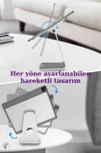 iPad Air 11 inç  6. Nesil Serisi Fuchsia FS609 Magnetik Yapışan Tablet Standı - 8