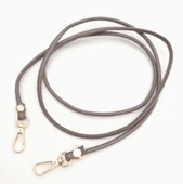 Çanta Aksesuar Vizon Renk 5 mm Suni Deri Spagetti Model Çanta Sapı Light Gold Metal - 2