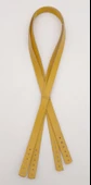 Çanta Aksesuar Gerçek Deri 70x1.2 cm Limon Küfü Renk Çift Çanta Sapı - 1