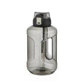 Shotay Medium Barrel Su Matarası Tritan Geniş Siyah 1600Ml - 1