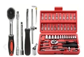 Cr-V Max 1/4 Cırcırlı 46 Parça Lokma Anahtar Takımı Bits Uç Seti Tam Set - 3