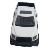 Çek Bırak Metal Arazi Aracı 13 cm - Beyaz thumbnail 4