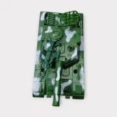 Sürtmeli Tank 15 cm - Koyu Yeşil thumbnail 4