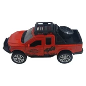 Çek Bırak Metal Arazi Aracı 13 cm - Kırmızı thumbnail 4