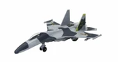 HW777-17 - Çek Bırak Metal Uçak Sesli Işıklı - Gri - 3