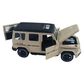 Çek Bırak Metal Sesli SUV Araba 1:32 - Bej - 4