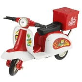 Çek Bırak Metal Vespa Motor 12 Cm - FY361A-12D - Kırmızı thumbnail 1