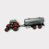 Çek Bırak Römorklu Traktör 25Cm - Kırmızı Su Tankı - 6