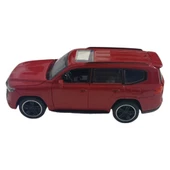 Çek Bırak Metal Sesli SUV Araba 1:32 - Kırmızı thumbnail 1