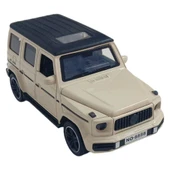 Çek Bırak Metal Sesli SUV Araba 1:32 - Bej - 1