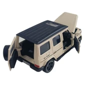 Çek Bırak Metal Sesli SUV Araba 1:32 - Bej - 5