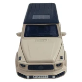Çek Bırak Metal Sesli SUV Araba 1:32 - Bej - 6