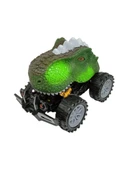 Sürtmeli Dinazor Robota Dönüşen Araba 14 Cm - Yeşil thumbnail 3