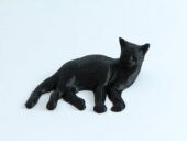 Uzanan Kedi Biblo Masaüstü Dekoratif Hediyelik Süs Eşyası Maket - 3