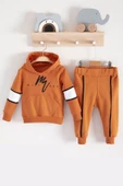 Mini Zeo Desenli Pamuklu 2'li Erkek Bebek Takımı - 1