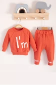 I'm Cool Desenli Pamuklu 2'li Kız Bebek Takımı thumbnail 2
