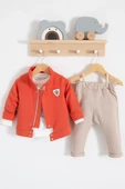 We Are Ceketli 3'lü % 100 Pamuk Erkek Bebek Takımı thumbnail 2