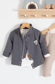 We Are Ceketli 3'lü % 100 Pamuk Erkek Bebek Takımı thumbnail 4