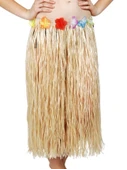 Hawaii Tarzı Hula Eteği – 60 Cm Hasır Naturel Etek - 3