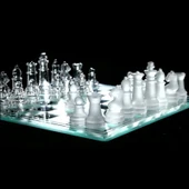 Cam Santraç Takımı (25x25)cm Dekoratif Hediyelik - 2