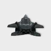 Çek Bırak Savaş Uçağı 10 cm - Gri thumbnail 5