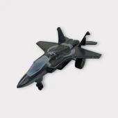 Çek Bırak Savaş Uçağı 10 cm - Gri thumbnail 1