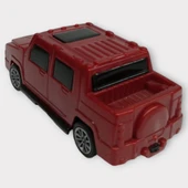 Çek Bırak Arabalar 10 Cm - Kırmızı Jeep thumbnail 5