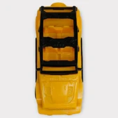Çek Bırak Arabalar 10 Cm - Sarı Jeep thumbnail 6
