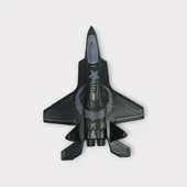 Çek Bırak Savaş Uçağı 10 cm - Gri thumbnail 6