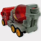 Sürtmeli Oyuncak İş Makinaları - Beton Mikser - 5