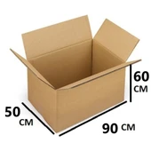 90x50x60 (K.S.S.S.K) 140.gramajlı Çift Oluklu 90.desi Jumbo Boy E-ticaret Ve Taşınma Kolisi (5ADET) - 2