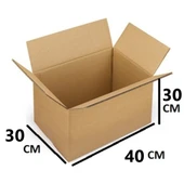 40x30x30 (T.S.S.S.T) gramajlı Çift Oluklu 12.desi Orta Boy E-ticaret Ve Taşınma Kolisi (5ADET) - 2