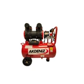 Akdeniz 24 Litre Yağsız Hava Kompresörü 1,5 Hp - 1
