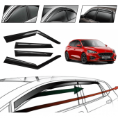 Ford Focus Hatchback 2014 Cam Rüzgarlığı 4 Lü - 1