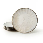 Keramika Vintage Cream Sirius Servis Tabağı 27 Cm 6 Adet 22146 - 6